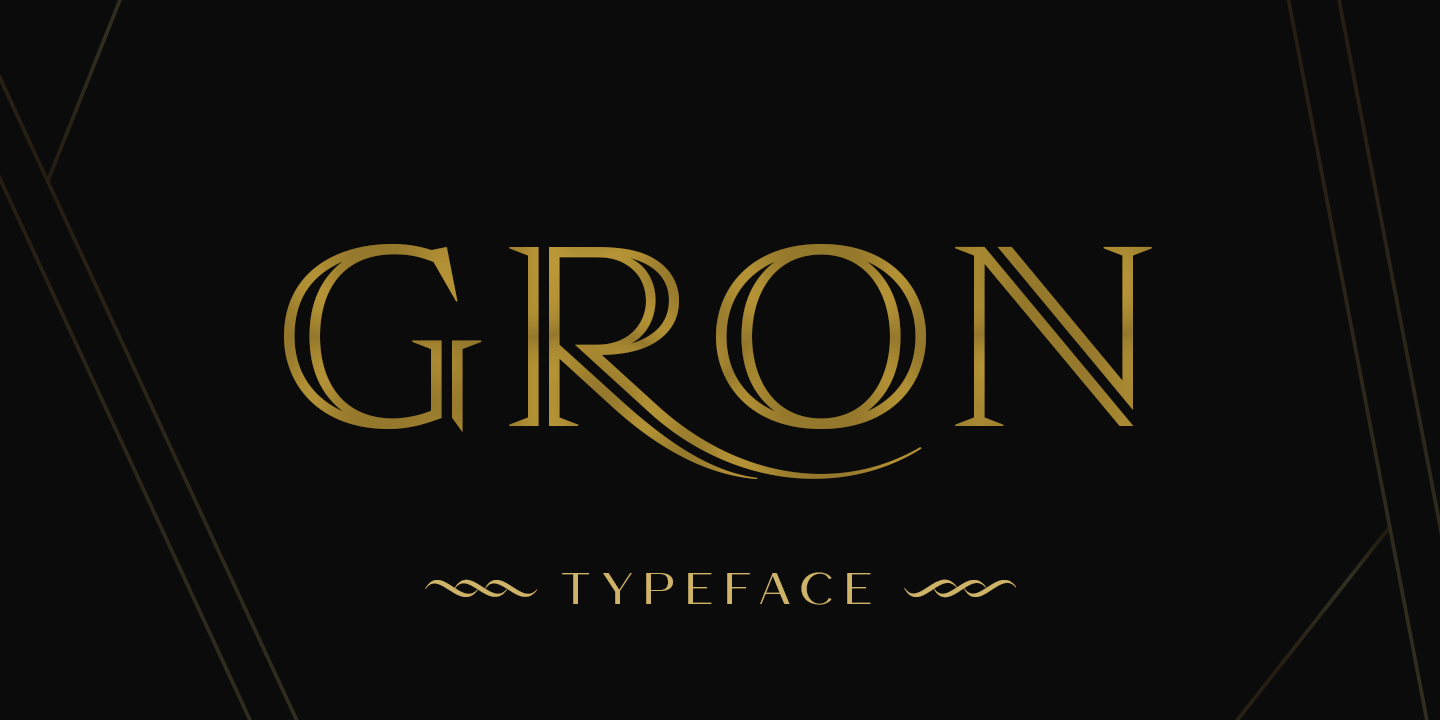 Gron Font preview